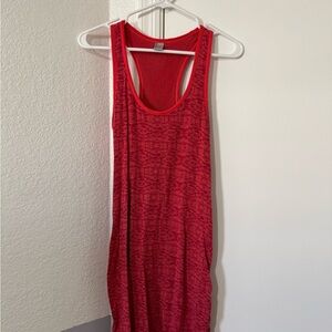 Red Sleeveless Women's Top